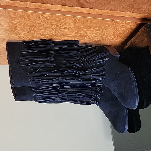 Sam Edelman Abbey Minnie Fringe Boots - Picture 2 of 6